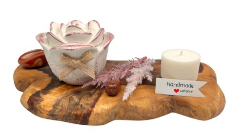 Lumexa Rose szójaviasz illatgyertya utántöltős