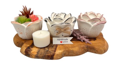 Lumexa Rose szójaviasz illatgyertya utántöltős